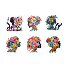 Load image into Gallery viewer, 6Pcs Acrylic Animal Diamond Painting Refrigerator Magnet for Fridge Whiteboards