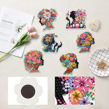 Load image into Gallery viewer, 6Pcs Acrylic Animal Diamond Painting Refrigerator Magnet for Fridge Whiteboards