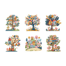 Load image into Gallery viewer, 6Pcs Acrylic Animal Diamond Painting Refrigerator Magnet for Fridge Whiteboards