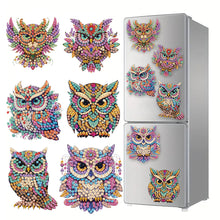 Load image into Gallery viewer, 6Pcs Acrylic Animal Diamond Painting Refrigerator Magnet for Fridge Whiteboards