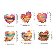 Load image into Gallery viewer, 6Pcs Acrylic Animal Diamond Painting Refrigerator Magnet for Fridge Whiteboards