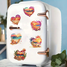 Load image into Gallery viewer, 6Pcs Acrylic Animal Diamond Painting Refrigerator Magnet for Fridge Whiteboards