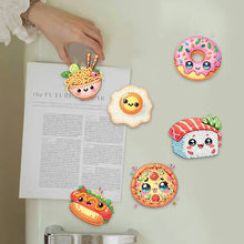 Load image into Gallery viewer, 6Pcs Acrylic Animal Diamond Painting Refrigerator Magnet for Fridge Whiteboards