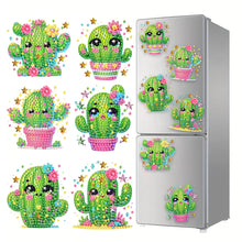 Load image into Gallery viewer, 6Pcs Acrylic Animal Diamond Painting Refrigerator Magnet for Fridge Whiteboards