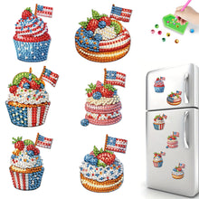 Load image into Gallery viewer, 6Pcs Diamond Painting Refrigerator Magnets Diamond Art Kits for Adults Beginners