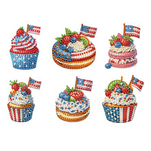 Load image into Gallery viewer, 6Pcs Diamond Painting Refrigerator Magnets Diamond Art Kits for Adults Beginners