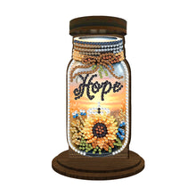 Load image into Gallery viewer, Wooden Beautiful Pattern 5D DIY Diamond Painting Candle Holder Decor for Adults