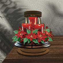 Load image into Gallery viewer, Wooden Beautiful Pattern 5D DIY Diamond Painting Candle Holder Decor for Adults