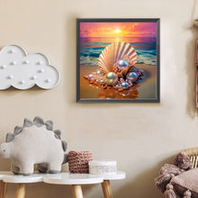Load image into Gallery viewer, Diamond Painting - Full Round - Sunset Pearl (30*30CM)