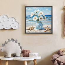 Load image into Gallery viewer, Diamond Painting - Full Round - Seaside Daisy (30*30CM)