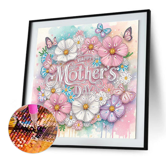 Diamond Painting - Partial Special Shaped - Mother'S Day (30*30CM)
