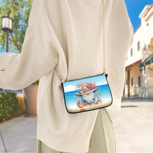 Load image into Gallery viewer, Colorful Pattern Diamond Painting Coin Chain Purse 5D Diamond Handmade Chain Bag