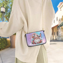 Load image into Gallery viewer, Colorful Pattern Diamond Painting Coin Chain Purse 5D Diamond Handmade Chain Bag
