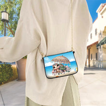 Load image into Gallery viewer, Colorful Pattern Diamond Painting Coin Chain Purse 5D Diamond Handmade Chain Bag