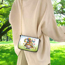 Load image into Gallery viewer, Colorful Pattern Diamond Painting Coin Chain Purse 5D Diamond Handmade Chain Bag