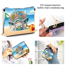 Load image into Gallery viewer, Colorful Pattern Diamond Painting Coin Chain Purse 5D Diamond Handmade Chain Bag