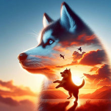 Load image into Gallery viewer, Diamond Painting - Full Round - Dog (40*40CM)