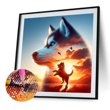 Load image into Gallery viewer, Diamond Painting - Full Round - Dog (40*40CM)