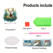 Load image into Gallery viewer, Special Shape Butterfly Girl Diamond Painting Desktop Decors Bedroom Table Decor