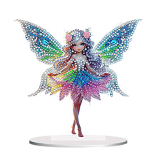 Load image into Gallery viewer, Special Shape Butterfly Girl Diamond Painting Desktop Decors Bedroom Table Decor