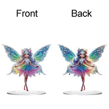 Load image into Gallery viewer, Special Shape Butterfly Girl Diamond Painting Desktop Decors Bedroom Table Decor