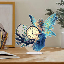Load image into Gallery viewer, Acrylic Special Shape Flower Bird Diamond Art Clock Ornaments Kit for Home Decor