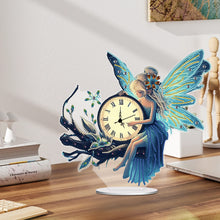 Load image into Gallery viewer, Acrylic Special Shape Flower Bird Diamond Art Clock Ornaments Kit for Home Decor