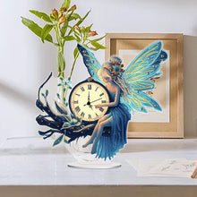 Load image into Gallery viewer, Acrylic Special Shape Flower Bird Diamond Art Clock Ornaments Kit for Home Decor