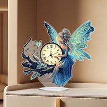 Load image into Gallery viewer, Acrylic Special Shape Flower Bird Diamond Art Clock Ornaments Kit for Home Decor