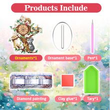 Load image into Gallery viewer, Acrylic Special Shape Flower Bird Diamond Art Clock Ornaments Kit for Home Decor