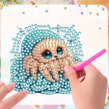 Load image into Gallery viewer, 6Pcs Acrylic Bee Diamond Art Magnets Decals Diamond Painting Refrigerator Magnet