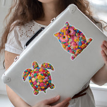 Load image into Gallery viewer, 12 Pcs Flower Animals 5D Diamond Painting Sticker Kit Diamond Art Stickers