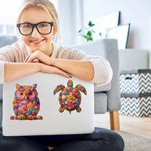 Load image into Gallery viewer, 12 Pcs Flower Animals 5D Diamond Painting Sticker Kit Diamond Art Stickers