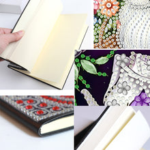 Load image into Gallery viewer, 50 Pages A5 Special Shaped Butterfly 5D Diamond Painting Notebook for Boys Girls