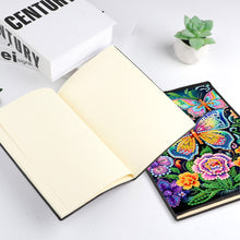 Load image into Gallery viewer, 50 Pages A5 Special Shaped Butterfly 5D Diamond Painting Notebook for Boys Girls
