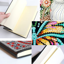 Load image into Gallery viewer, 50 Pages A5 Special Shaped Butterfly 5D Diamond Painting Notebook for Boys Girls