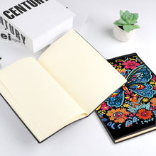 Load image into Gallery viewer, 50 Pages A5 Special Shaped Butterfly 5D Diamond Painting Notebook for Boys Girls