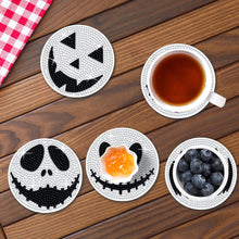 Load image into Gallery viewer, 8 Pcs Wooden Diamond Painting Coasters with Holder DIY Coaster Diamond Art Kits