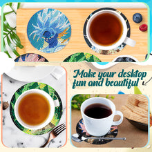 Load image into Gallery viewer, 8 Pcs Wooden Diamond Painting Coasters with Holder DIY Coaster Diamond Art Kits