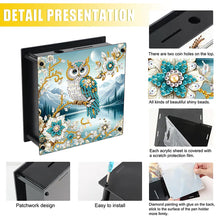 Load image into Gallery viewer, Wooden Beautiful Pattern Diamond Painting Change Holder Case Ornament for Adults