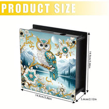 Load image into Gallery viewer, Wooden Beautiful Pattern Diamond Painting Change Holder Case Ornament for Adults