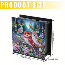 Load image into Gallery viewer, Wooden Beautiful Pattern Diamond Painting Change Holder Case Ornament for Adults