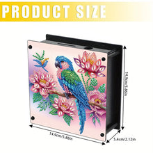 Load image into Gallery viewer, Wooden Beautiful Pattern Diamond Painting Change Holder Case Ornament for Adults