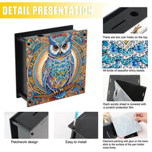 Load image into Gallery viewer, Wooden Beautiful Pattern Diamond Painting Change Holder Case Ornament for Adults