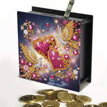 Load image into Gallery viewer, Wooden Beautiful Pattern Diamond Painting Change Holder Case Ornament for Adults