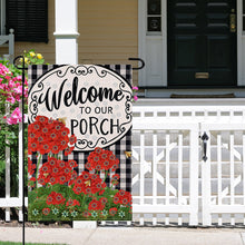 Load image into Gallery viewer, Spring Tulip 5D DIY Diamond Outdoor Flags Double Sided Diamond Art Vertical Flag