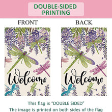 Load image into Gallery viewer, Spring Tulip 5D DIY Diamond Outdoor Flags Double Sided Diamond Art Vertical Flag