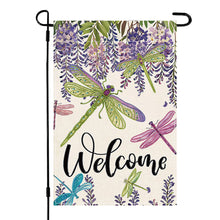 Load image into Gallery viewer, Spring Tulip 5D DIY Diamond Outdoor Flags Double Sided Diamond Art Vertical Flag