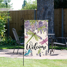 Load image into Gallery viewer, Spring Tulip 5D DIY Diamond Outdoor Flags Double Sided Diamond Art Vertical Flag