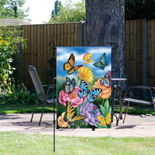 Load image into Gallery viewer, Spring Tulip 5D DIY Diamond Outdoor Flags Double Sided Diamond Art Vertical Flag